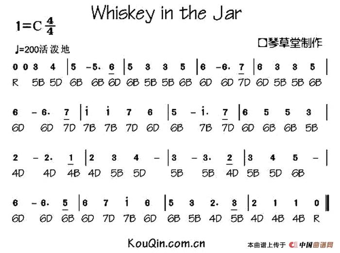 Whiskey in the Jar（布鲁斯口琴谱）(1)_原文件名：111.jpg
