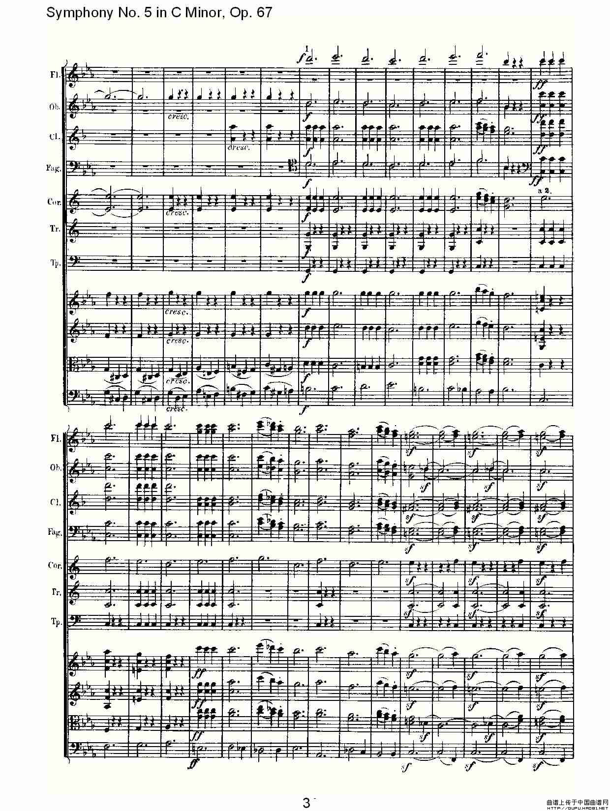 C小调第五交响曲 Op.67第三乐章(1)_原文件名:C小调第五交响曲 Op.67第三乐章3.jpg