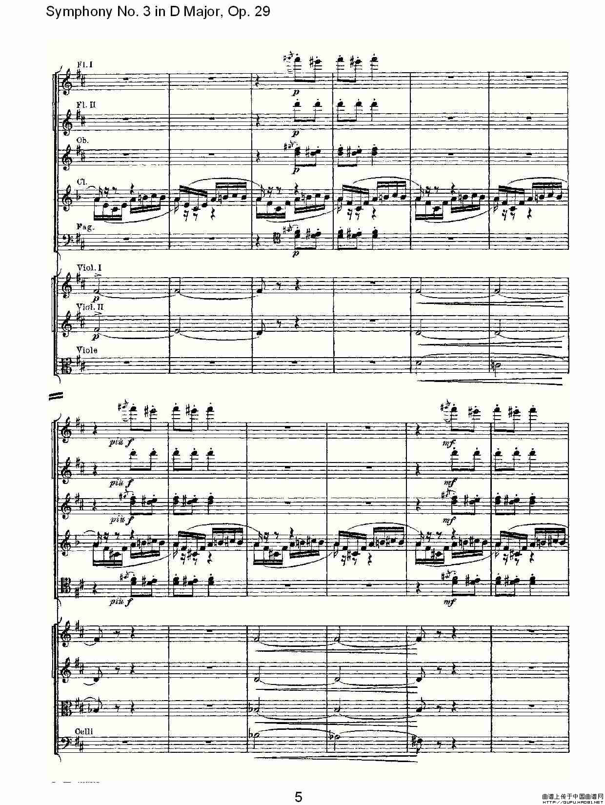 D大调第三交响曲, Op.29 第四乐章(1)_原文件名:D大调第三交响曲, Op.29 第四乐章5.jpg