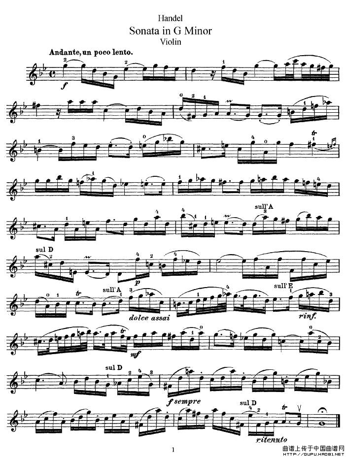 g小调小提琴奏鸣曲(亨德尔作曲版)(1)_原文件名:亨德尔g小调小提琴奏鸣曲1.jpg