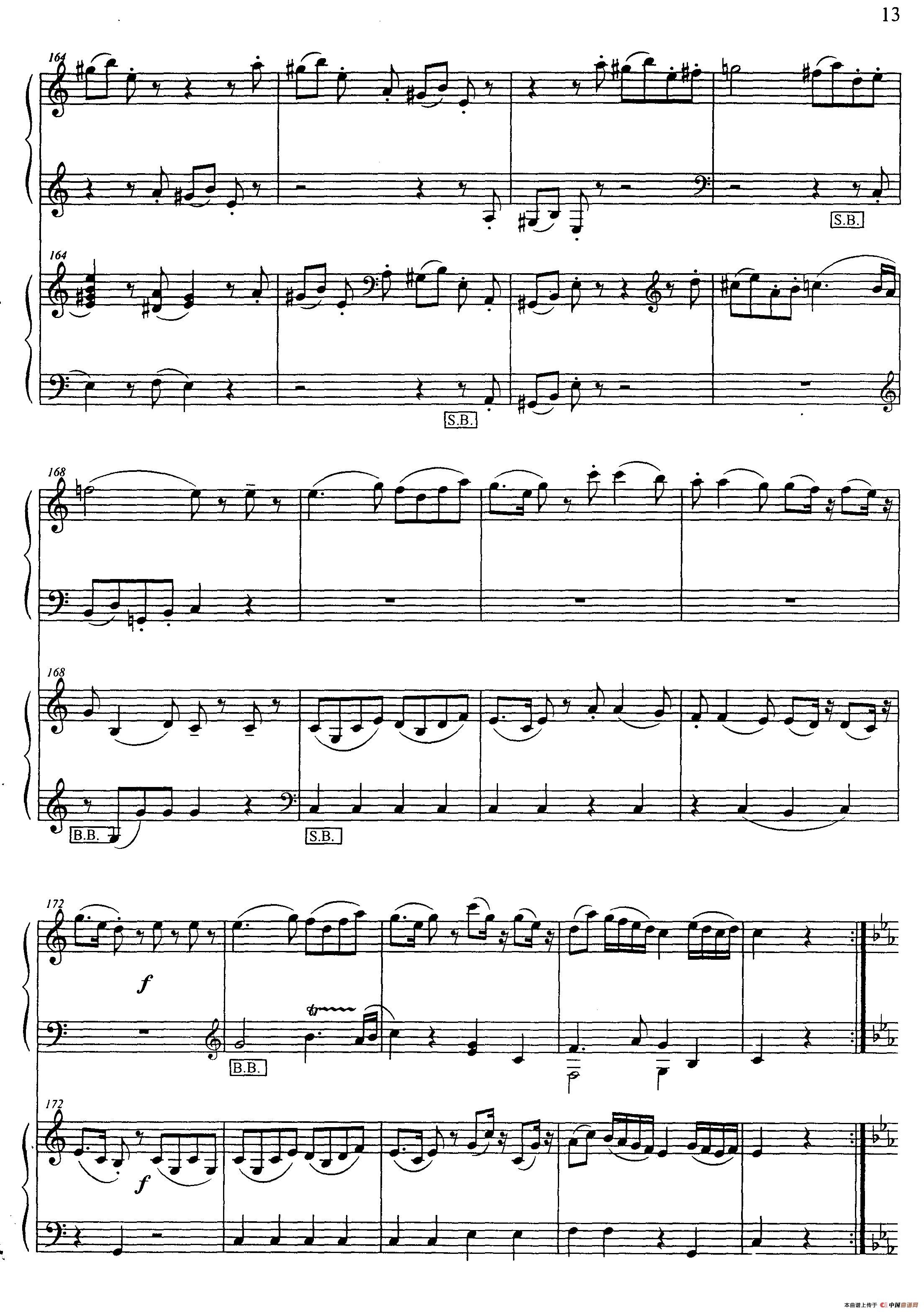 G大调弦乐小夜曲 第二乐章(二重奏)(1)_原文件名:图片13.jpg