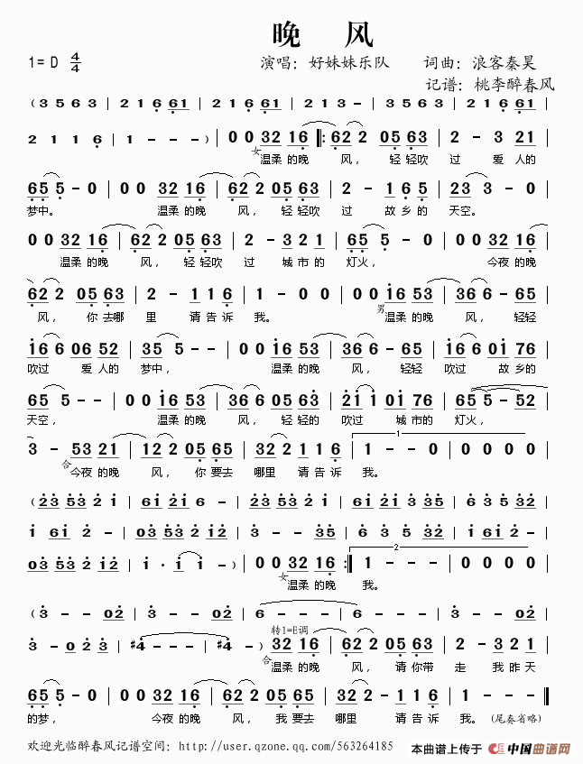 晚风(浪客秦昊词 浪客秦昊曲)(1)_原文件名:晚风.gif