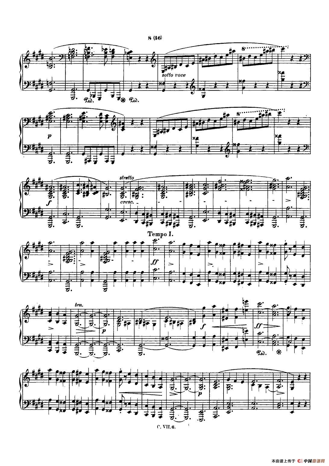 肖邦 钢琴谐谑曲 Chopin Scherzo(No.3 升c小调,Op.39)(1)_原文件名:图片7.jpg