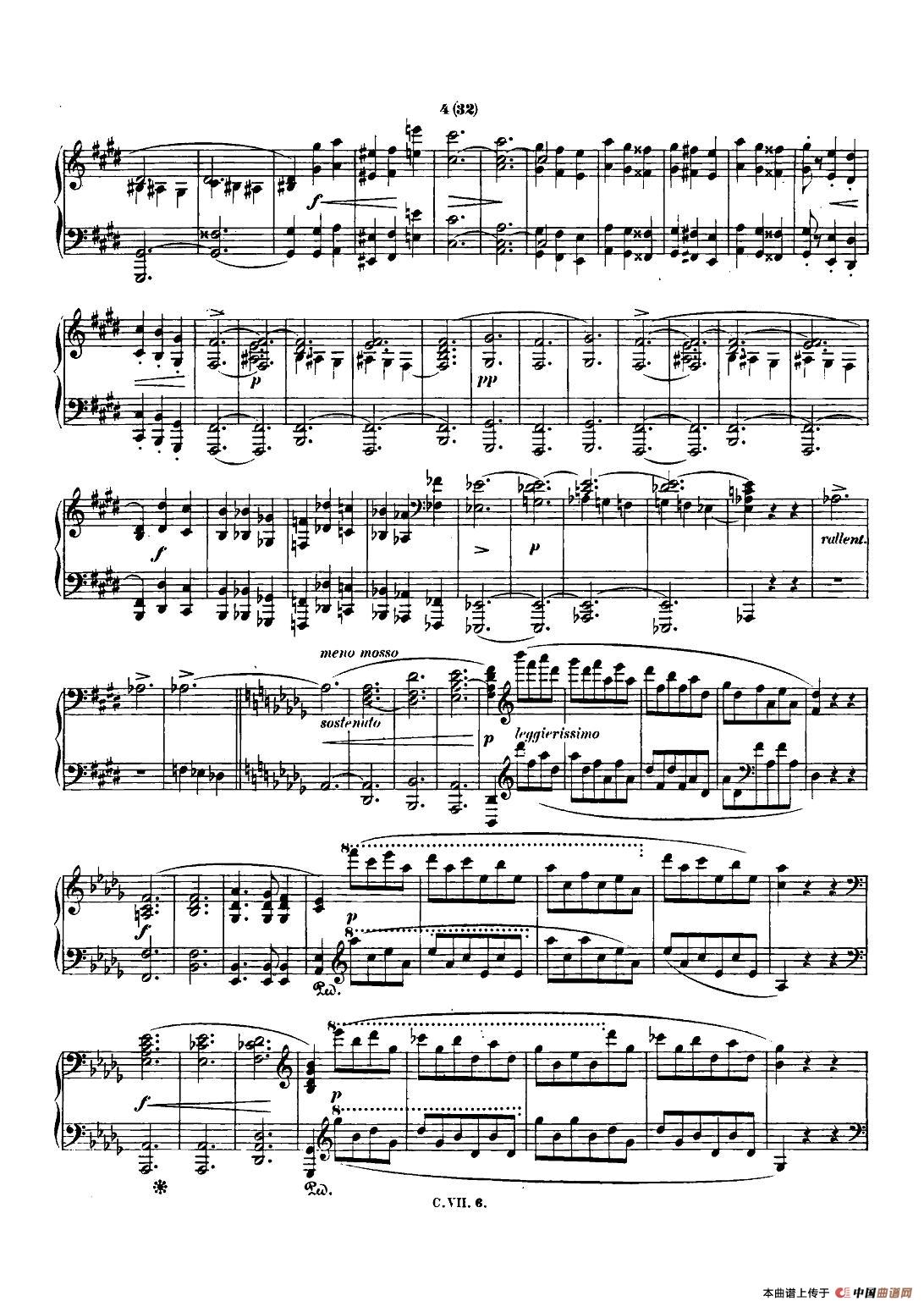 肖邦 钢琴谐谑曲 Chopin Scherzo(No.3 升c小调,Op.39)(1)_原文件名:图片3.jpg