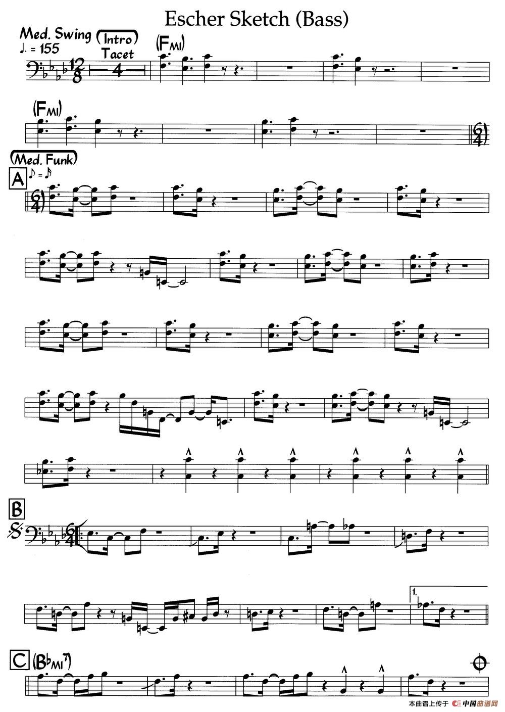 Escher Sketch(Bass)(爵士钢琴曲)(1)_原文件名:图片105.jpg