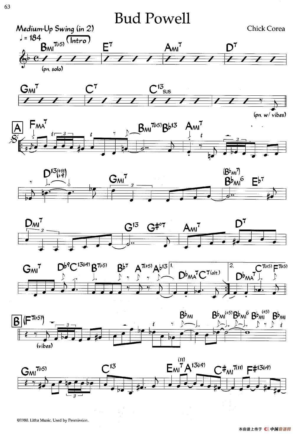 Bud Powell(爵士钢琴曲)(1)_原文件名:图片23.jpg