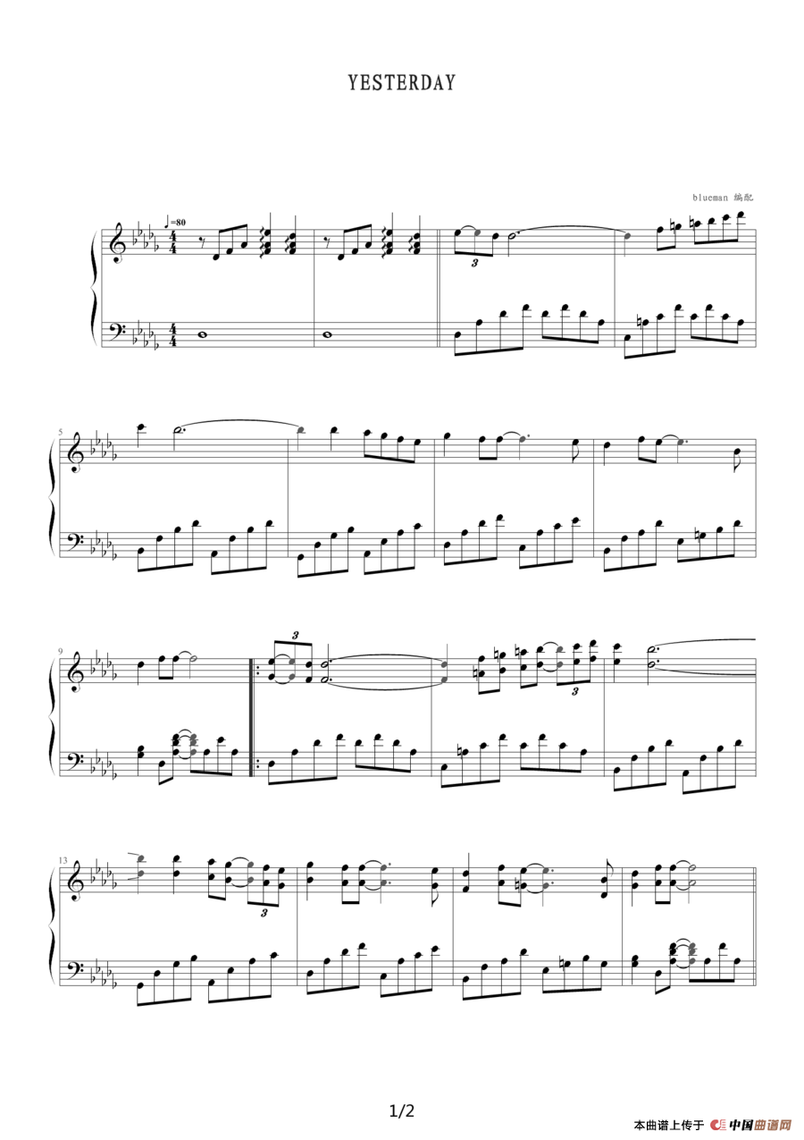 Yesterday(blueman编配版)(1)_原文件名:Yesterday -blueman版1.png