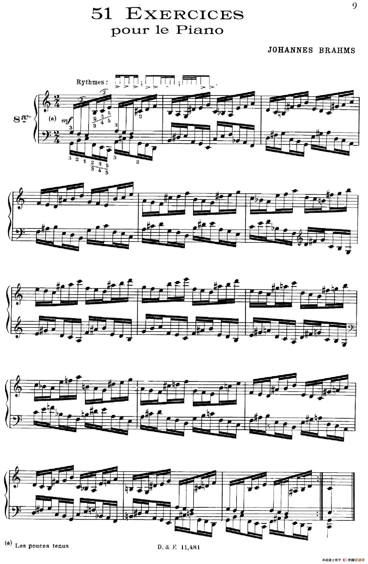 51 Exercises, WoO 6(51首钢琴练习 8—12)(1)_原文件名:011.jpg