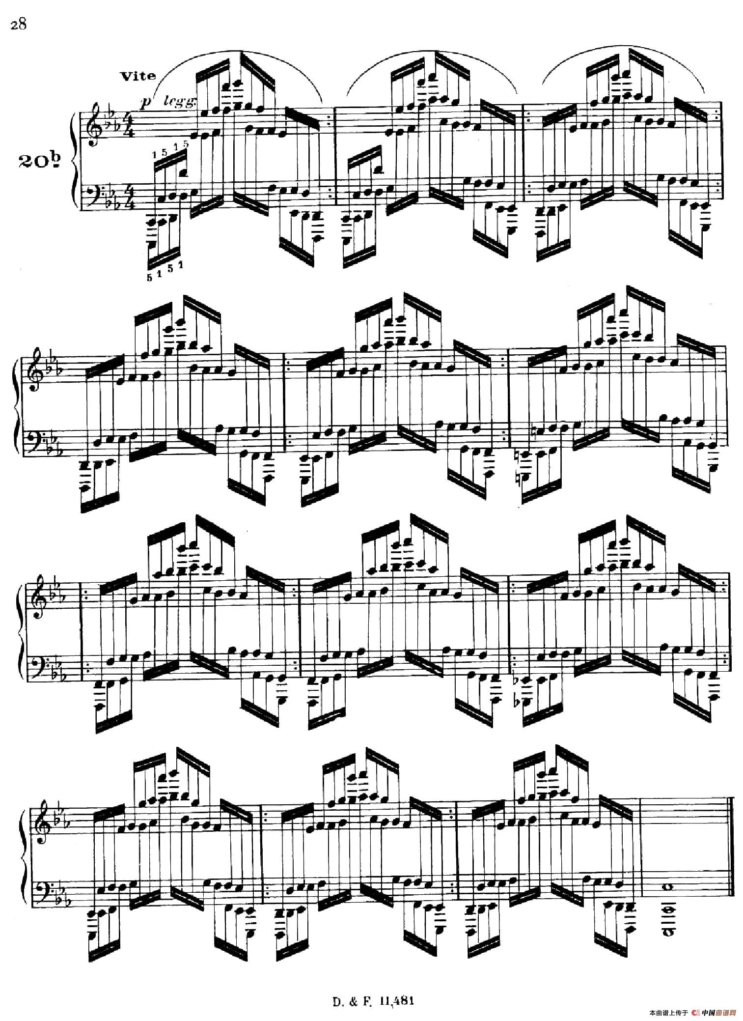 51 Exercises, WoO 6(51首钢琴练习 19—25)(1)_原文件名:030.jpg