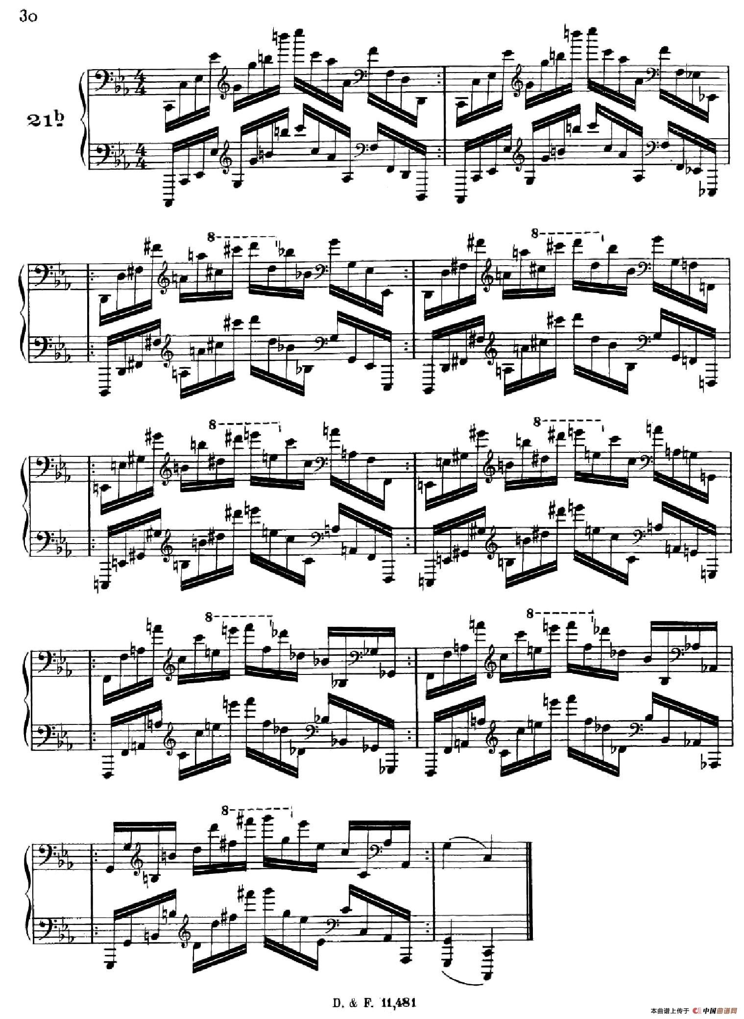 51 Exercises, WoO 6(51首钢琴练习 19—25)(1)_原文件名:032.jpg