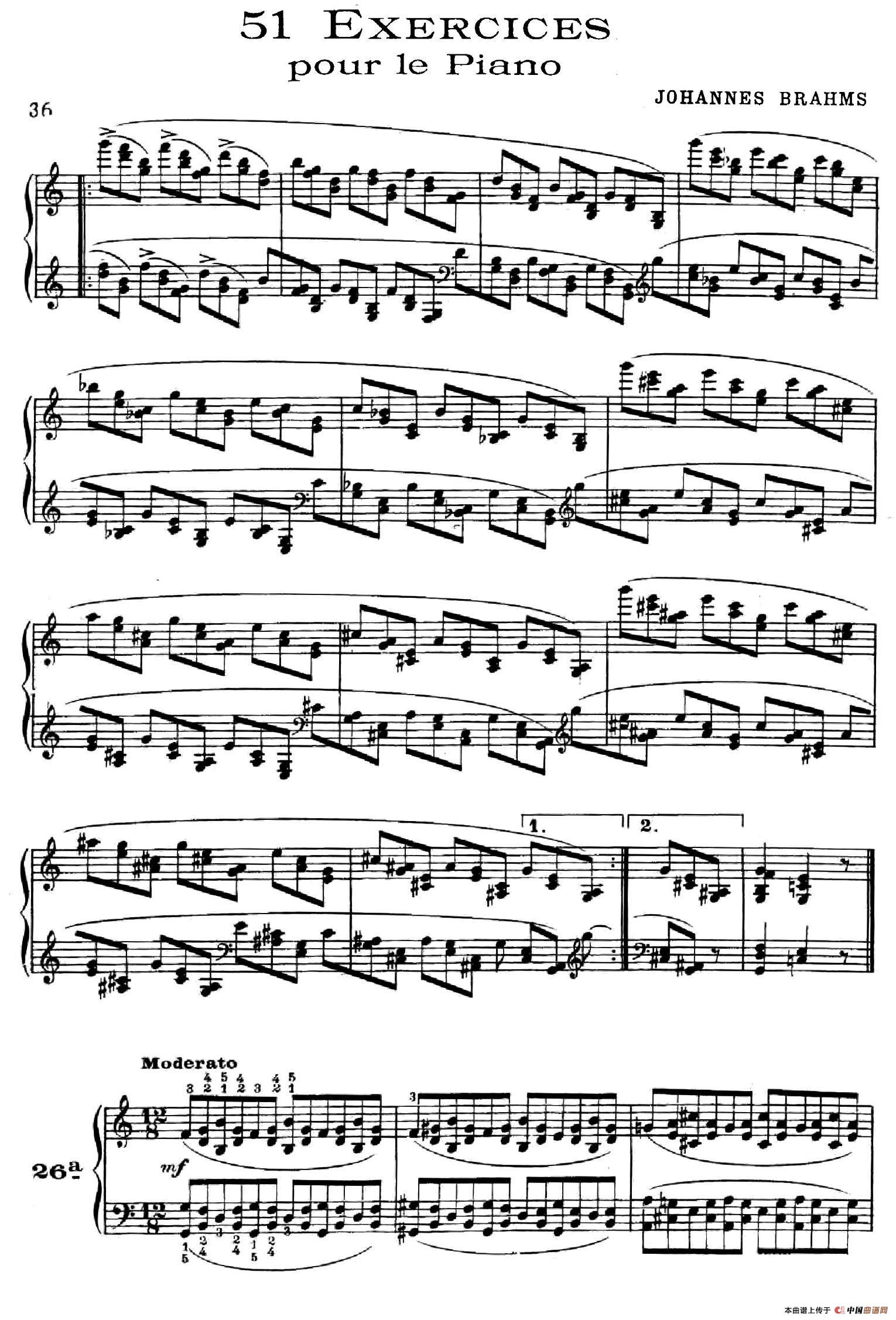 51 Exercises, WoO 6(51首钢琴练习 26—30)(1)_原文件名:038.jpg