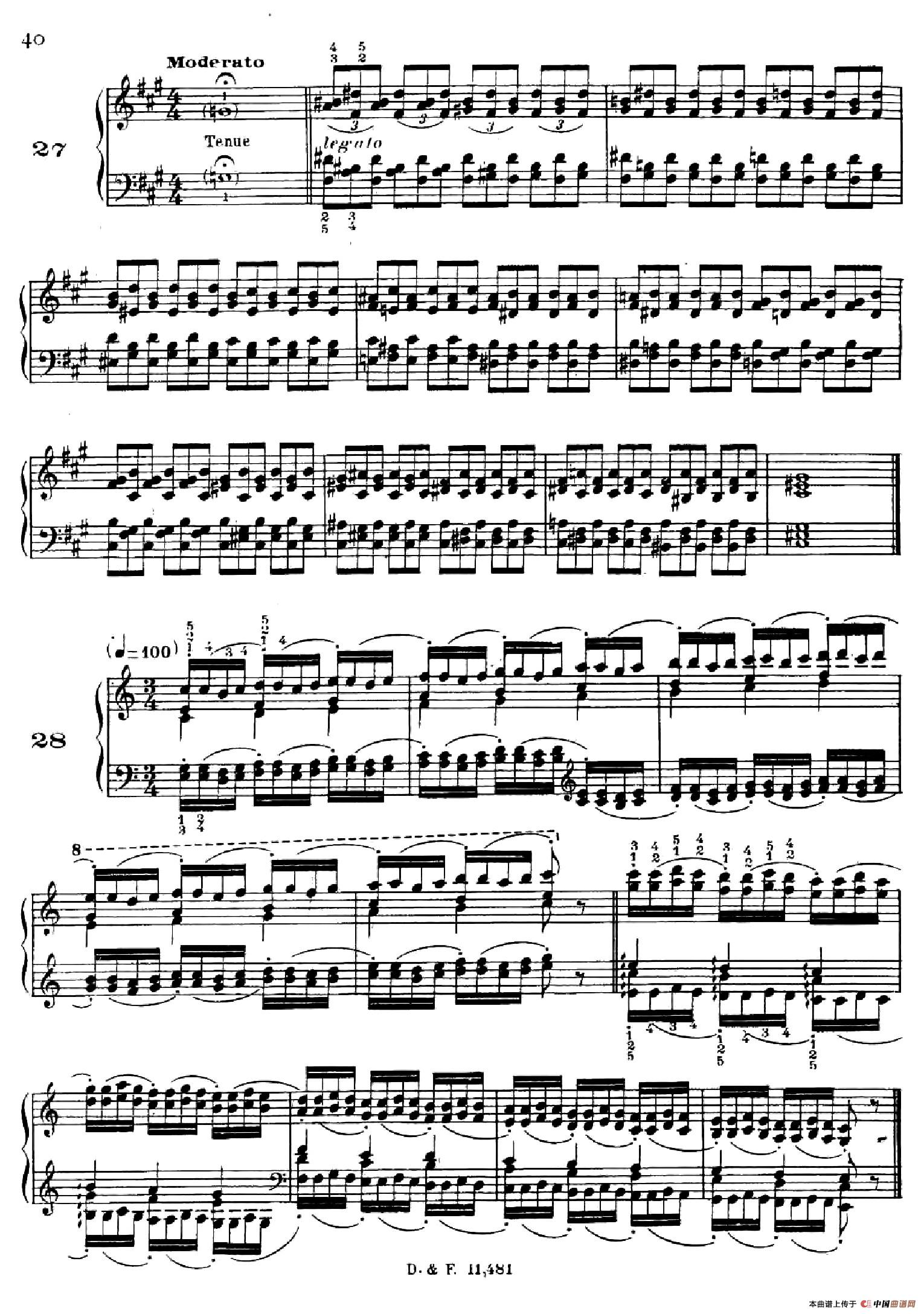 51 Exercises, WoO 6(51首钢琴练习 26—30)(1)_原文件名:042.jpg