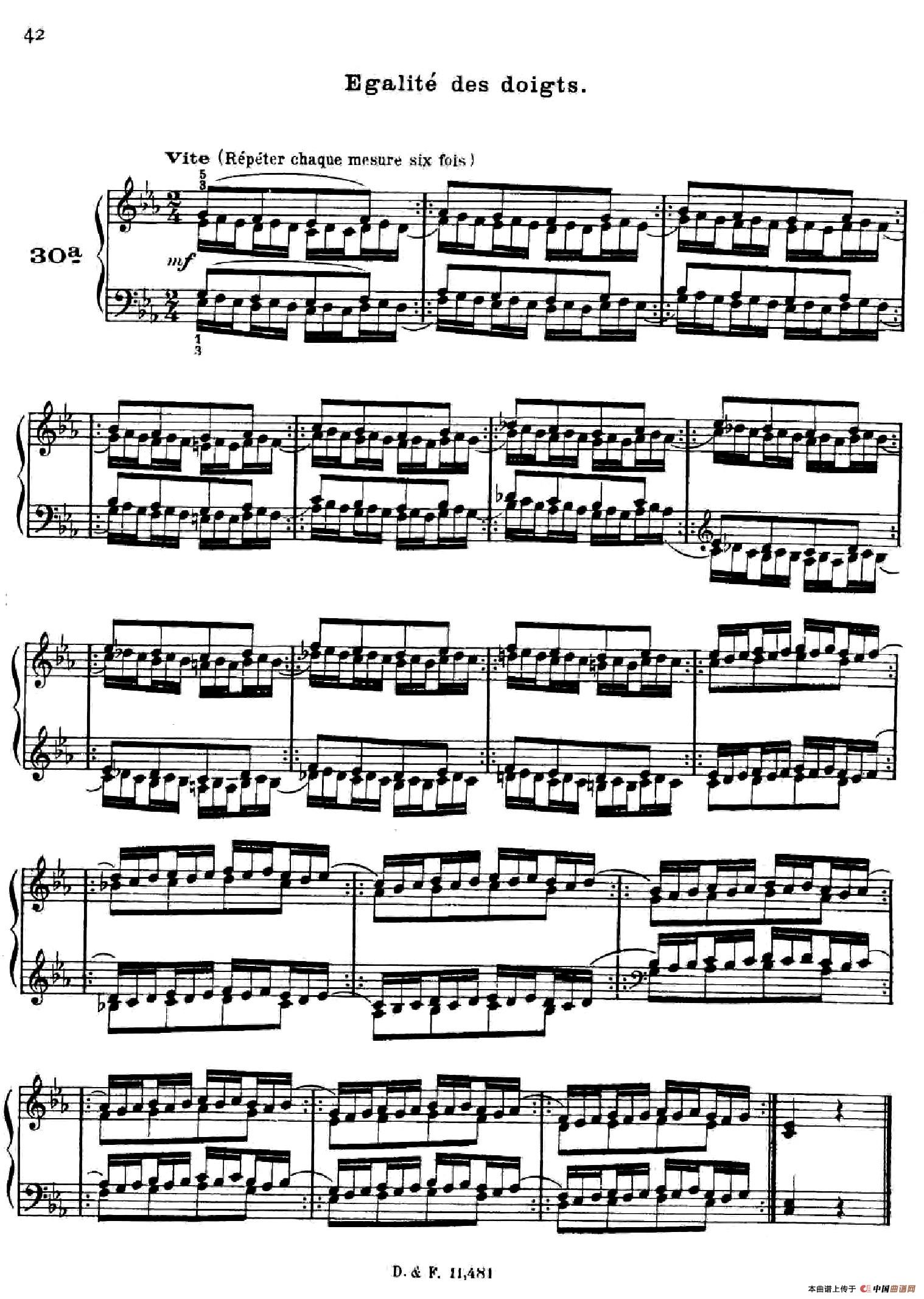 51 Exercises, WoO 6(51首钢琴练习 26—30)(1)_原文件名:044.jpg