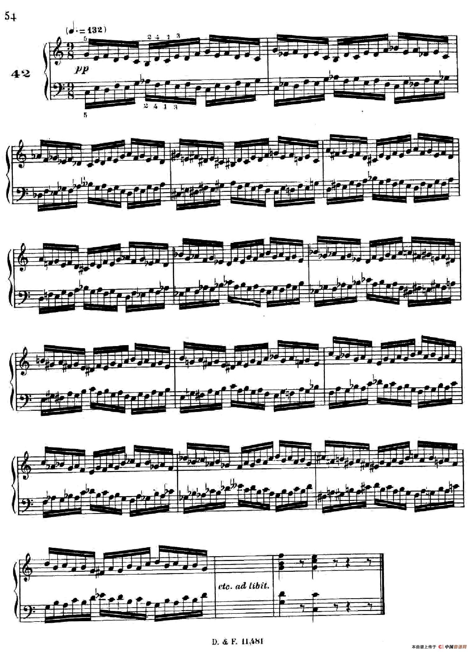 51 Exercises, WoO 6(51首钢琴练习 38—51)(1)_原文件名:056.jpg