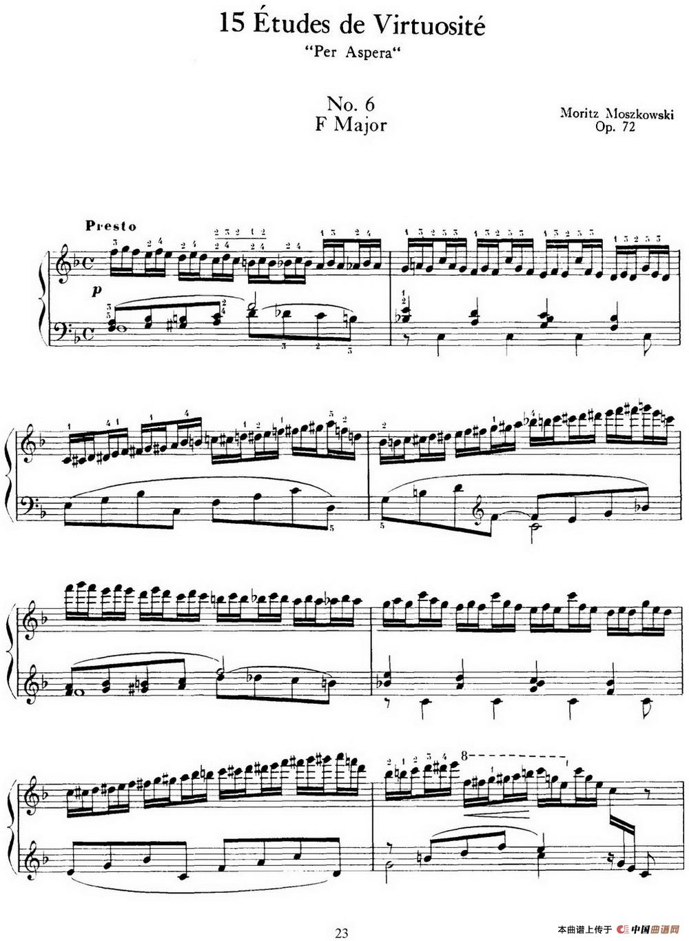 15 Etudes de Virtuosité Op.72 No.6(十五首钢琴练习曲之六)(1)_原文件名:023=.jpg