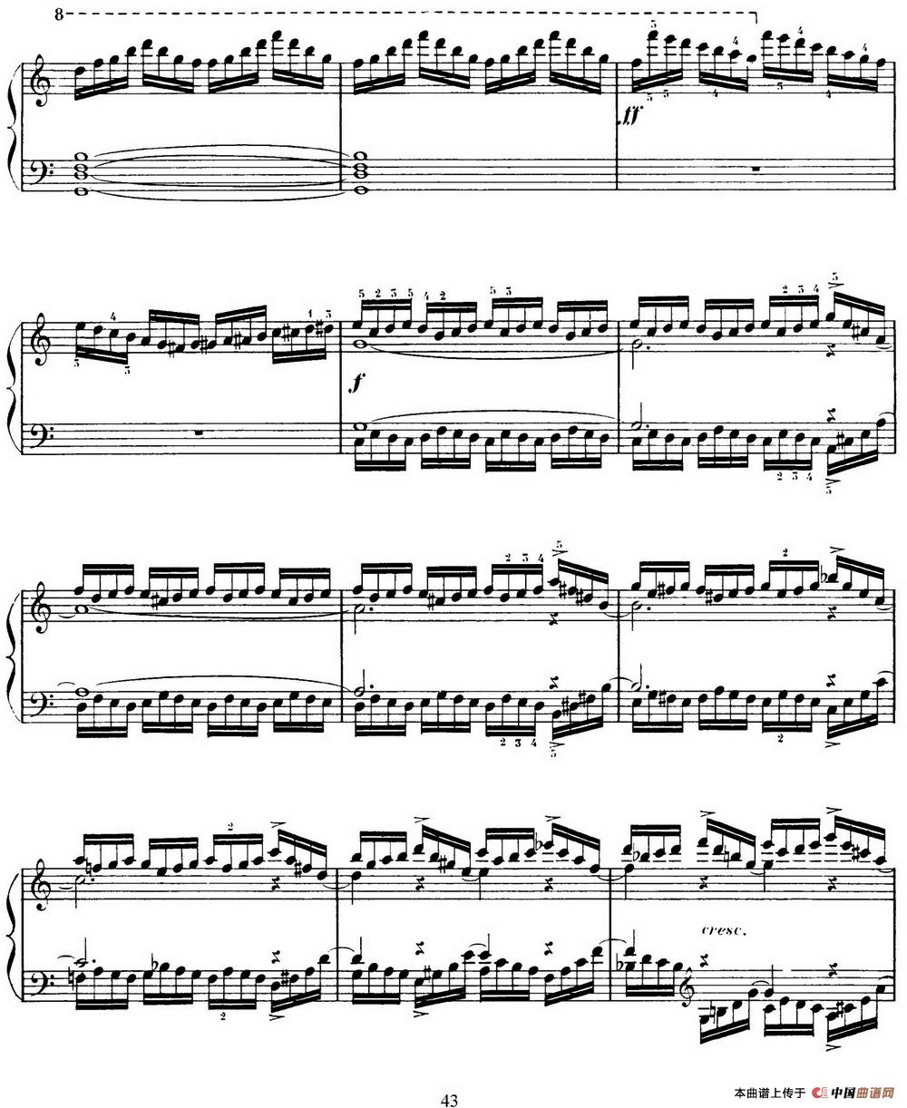 15 Etudes de Virtuosité Op.72 No.10(十五首钢琴练习曲之十)(1)_原文件名:043.jpg