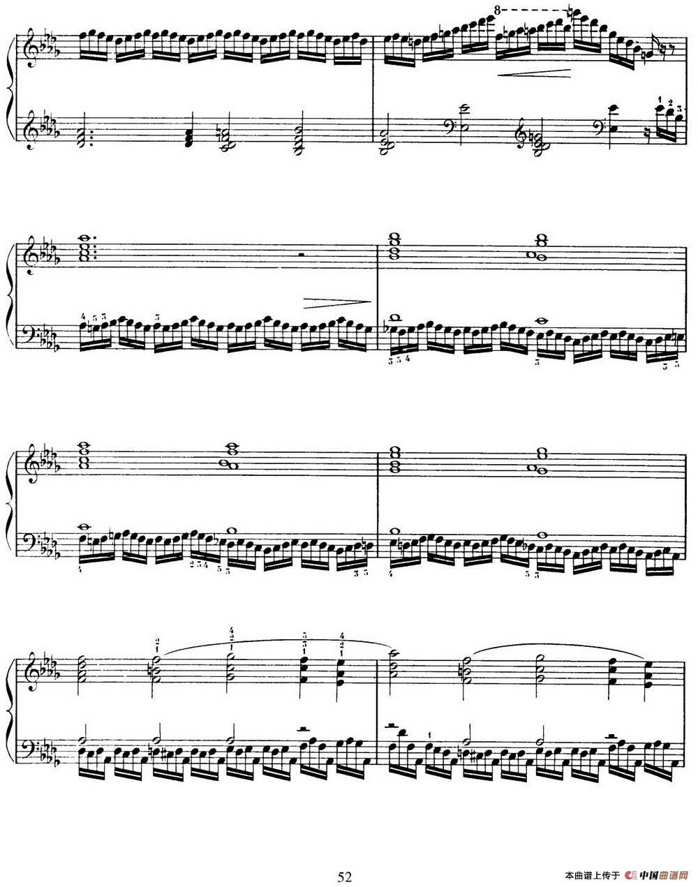 15 Etudes de Virtuosité Op.72 No.12(十五首钢琴练习曲之十二)(1)_原文件名:052.jpg
