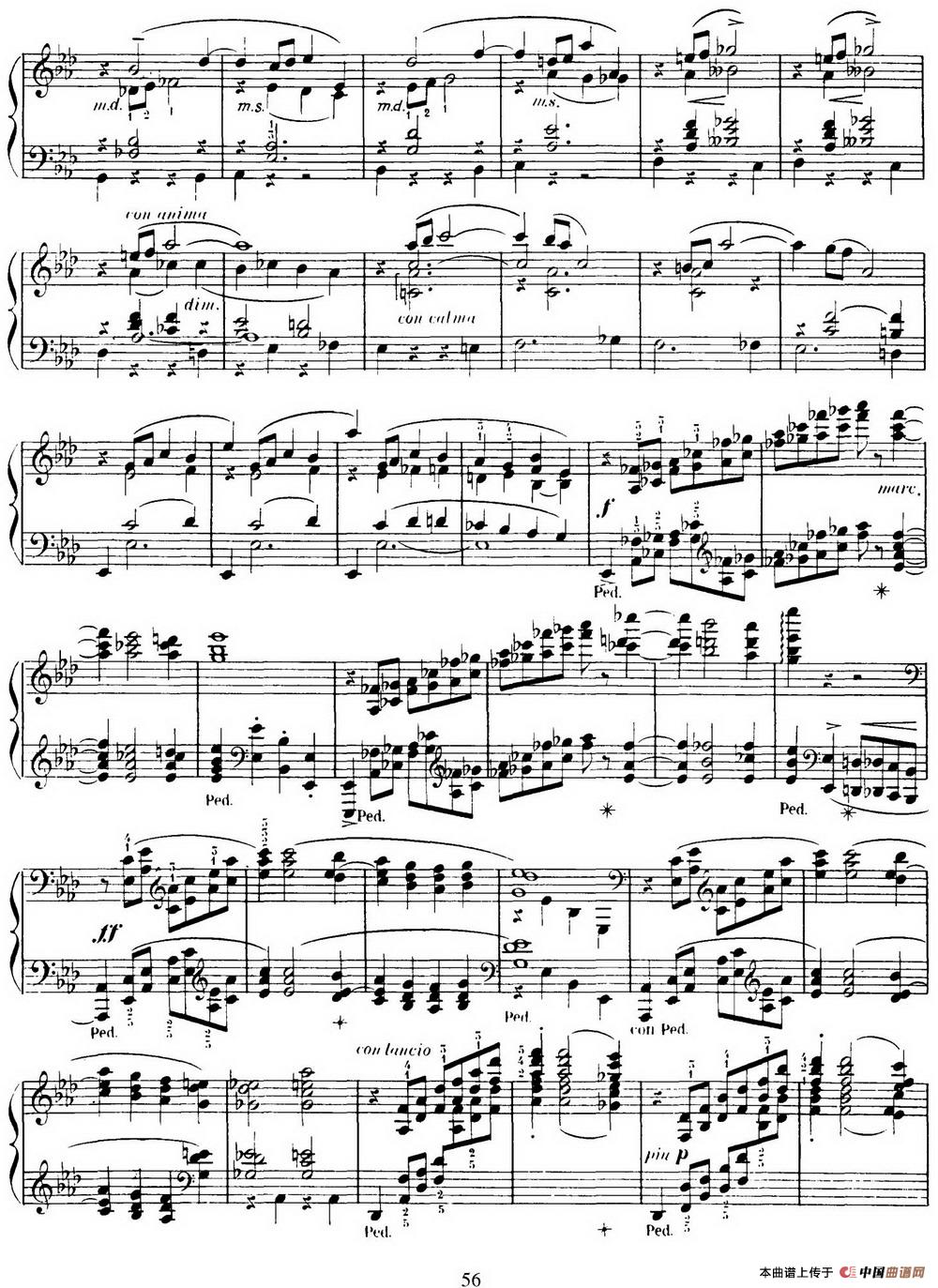 15 Etudes de Virtuosité Op.72 No.13(十五首钢琴练习曲之十三)(1)_原文件名:056.jpg