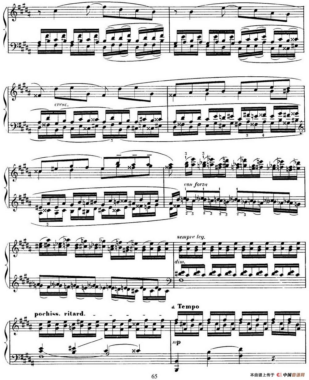 15 Etudes de Virtuosité Op.72 No.15(十五首钢琴练习曲之十五)(1)_原文件名:065.jpg