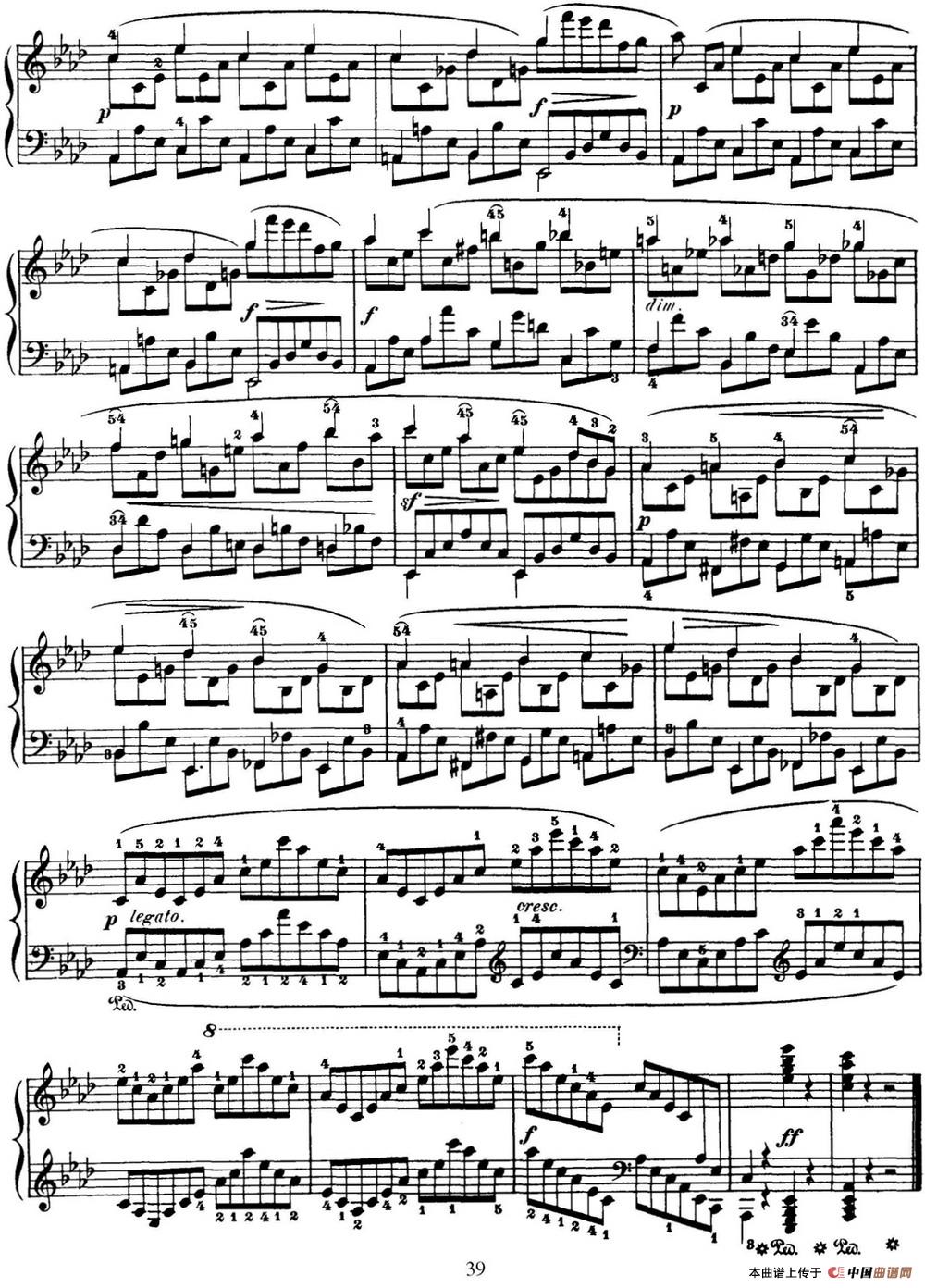 50首车尔尼Op.740钢琴手指灵巧技术练习曲(NO.45)(1)_原文件名:-C740_页面_158.jpg