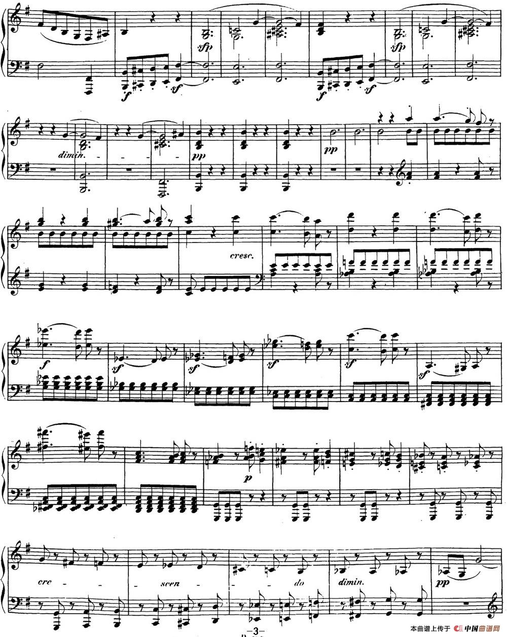 贝多芬钢琴奏鸣曲27 e小调 Op.90 E minor(1)_原文件名:27 e小调 Op90 E minor_页面_03.jpg