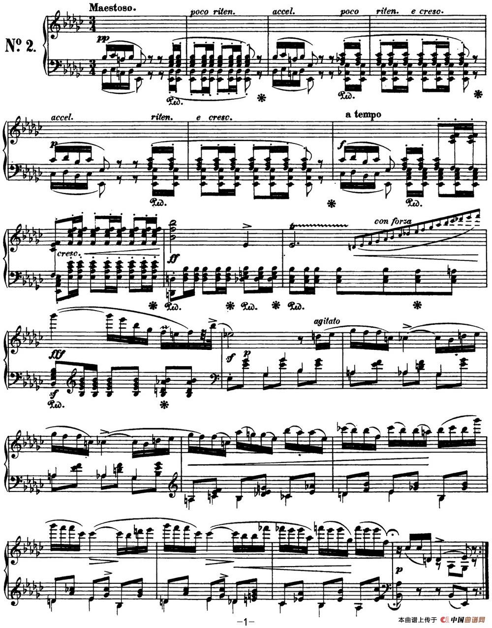 肖邦 波兰舞曲 Op.26 No.2 降e小调 Polonaise(1)_原文件名:F Chopin Polonaises Op.26 BH5_页面_05.jpg