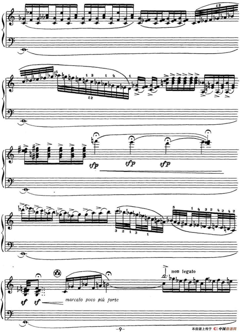 第一奏鸣曲(1)_原文件名：《第一奏鸣曲》（库萨科夫 曲）PDF格式原版乐谱扫描 Sonata_N1_页面_09.jpg