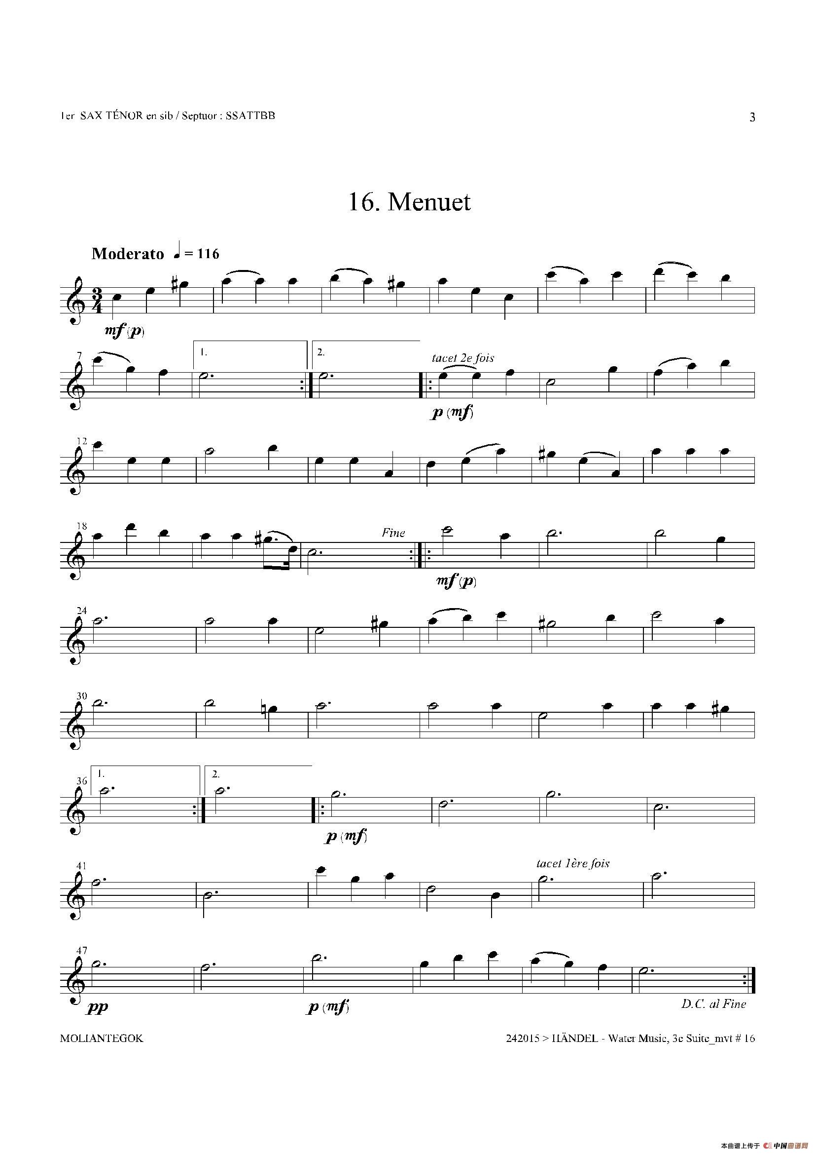 Water Music(HWV.350 No.3)(第一次中音萨克斯)(1)_原文件名:003.jpg