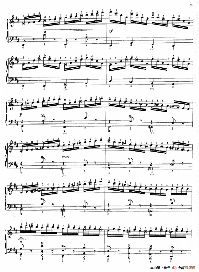 练习曲（Op.740 No.3）(1)_原文件名：《巴扬手风琴中级教程》下册10020.gif