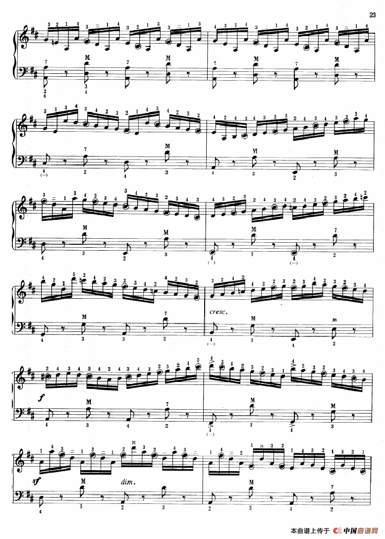 练习曲（Op.740 No.3）(1)_原文件名：《巴扬手风琴中级教程》下册10022.gif