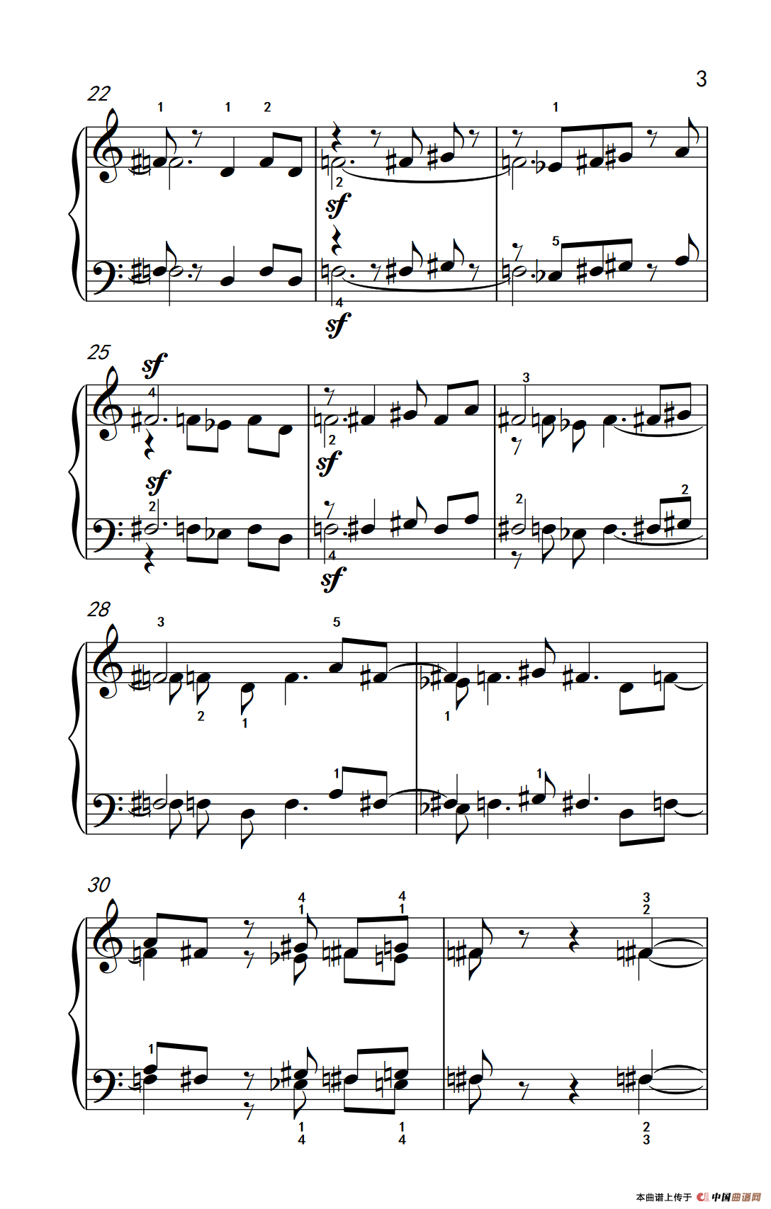 格斗（巴托克 小宇宙 钢琴教程 4）(1)_原文件名：223_108_3.png