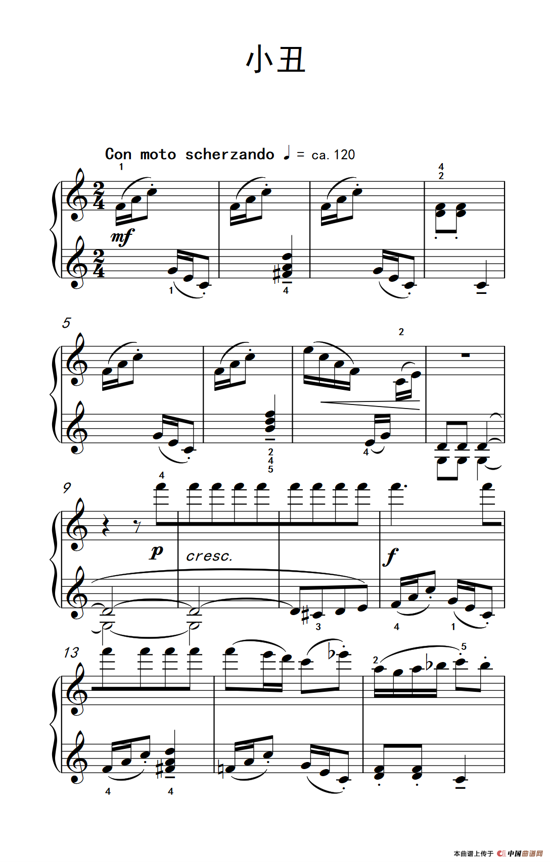 小丑(巴托克 小宇宙 钢琴教程 5)(1)_原文件名:228_139_1.png