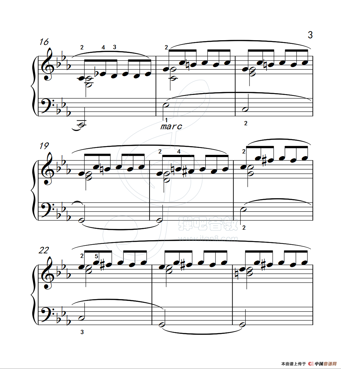 练习曲 11(克拉莫钢琴练习曲60首)(1)_原文件名:112_11_3.png