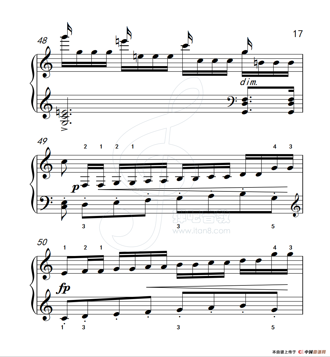 练习曲 12(克拉莫钢琴练习曲60首)(1)_原文件名:112_12_17.png