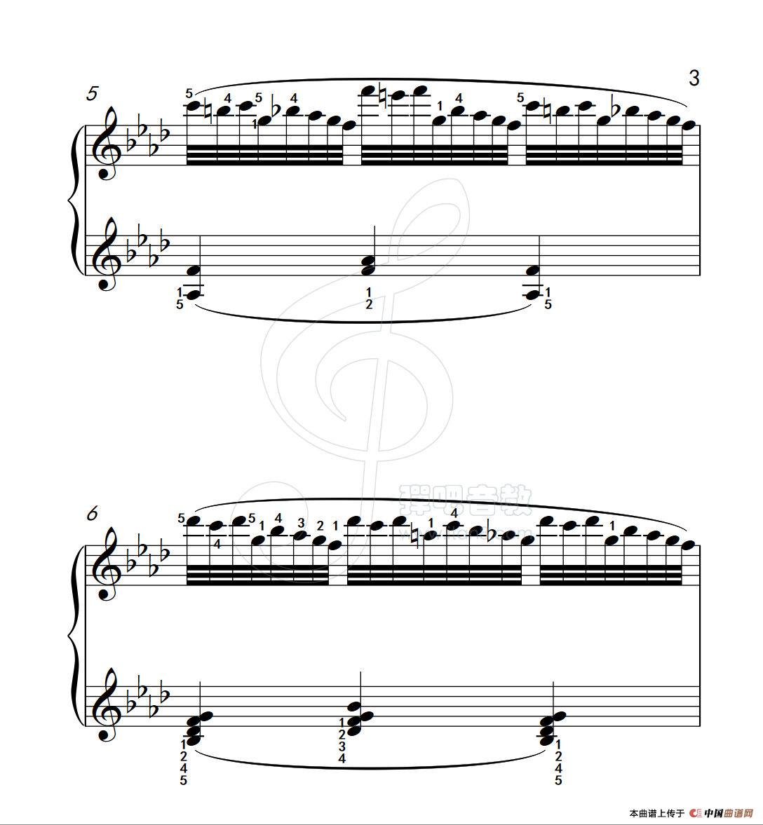 练习曲 13(克拉莫钢琴练习曲60首)(1)_原文件名:112_13_3.png