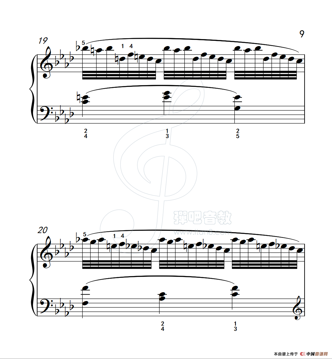 练习曲 13(克拉莫钢琴练习曲60首)(1)_原文件名:112_13_9.png