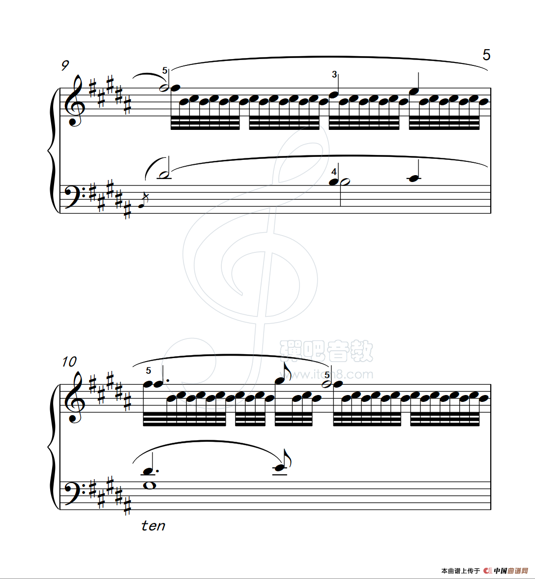 练习曲 15(克拉莫钢琴练习曲60首)(1)_原文件名:112_15_5.png