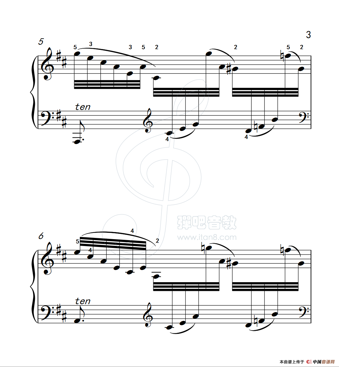 练习曲 17(克拉莫钢琴练习曲60首)(1)_原文件名:112_17_3.png