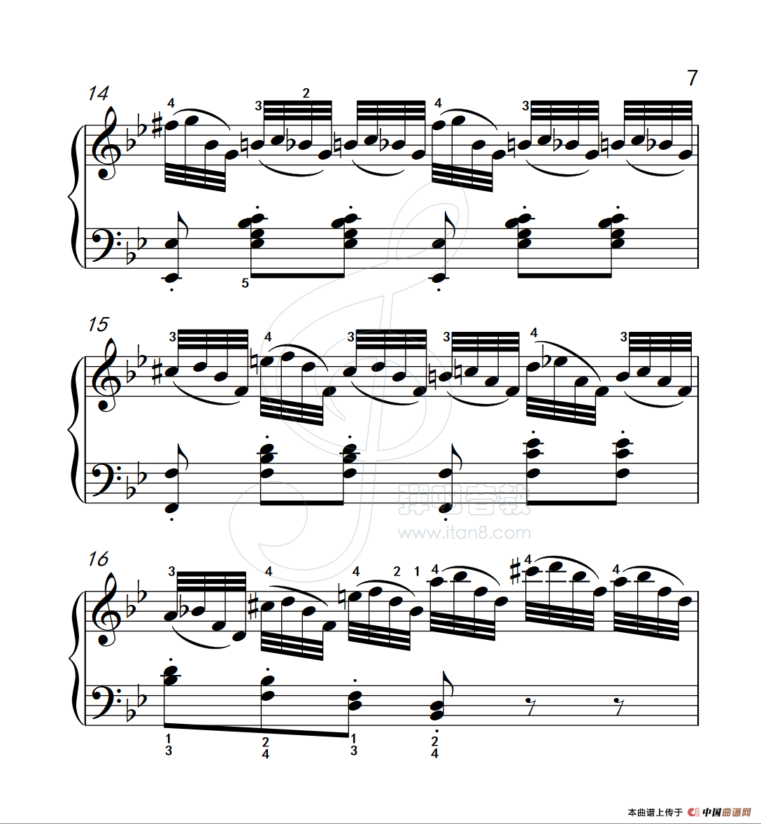 练习曲 21(克拉莫钢琴练习曲60首)(1)_原文件名:112_21_7.png