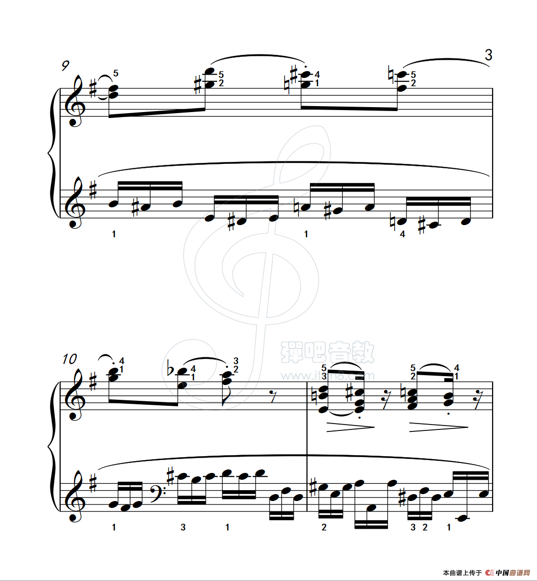 练习曲 22(克拉莫钢琴练习曲60首)(1)_原文件名:112_22_3.png