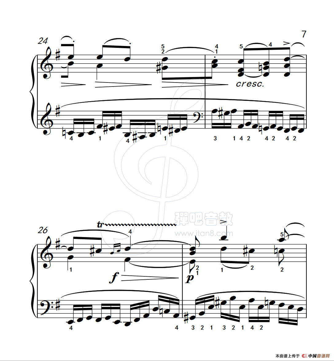 练习曲 22(克拉莫钢琴练习曲60首)(1)_原文件名:112_22_7.png