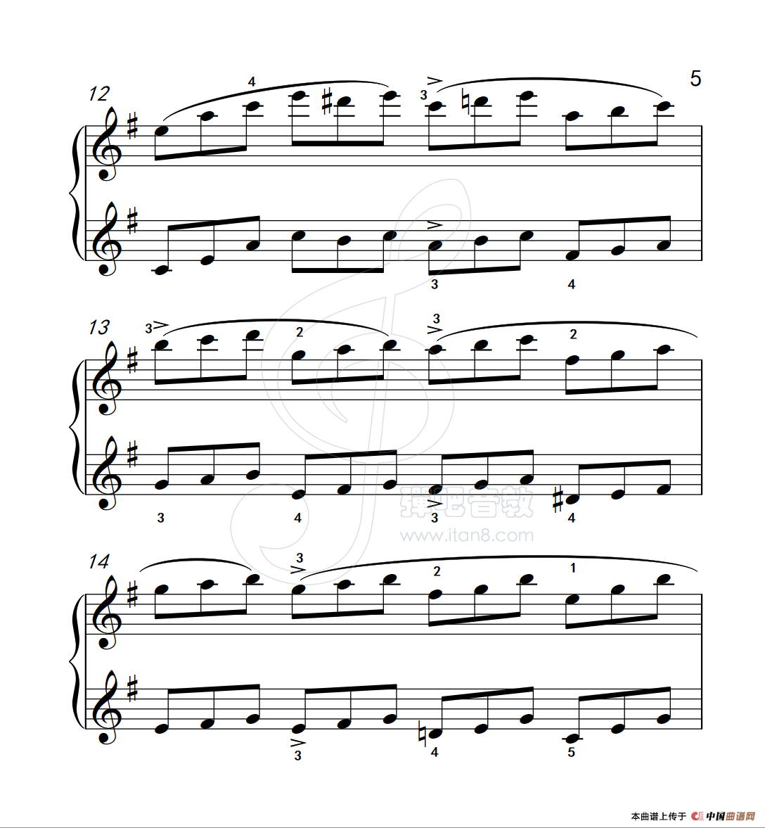 练习曲 23(克拉莫钢琴练习曲60首)(1)_原文件名:112_23_5.png