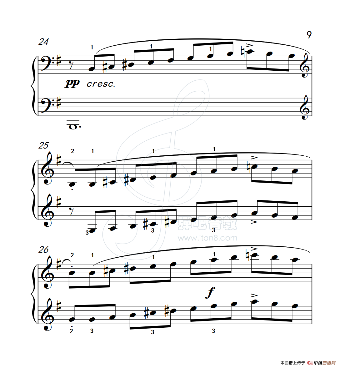 练习曲 23(克拉莫钢琴练习曲60首)(1)_原文件名:112_23_9.png