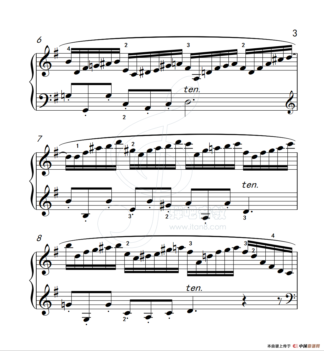 练习曲 24(克拉莫钢琴练习曲60首)(1)_原文件名:112_24_3.png