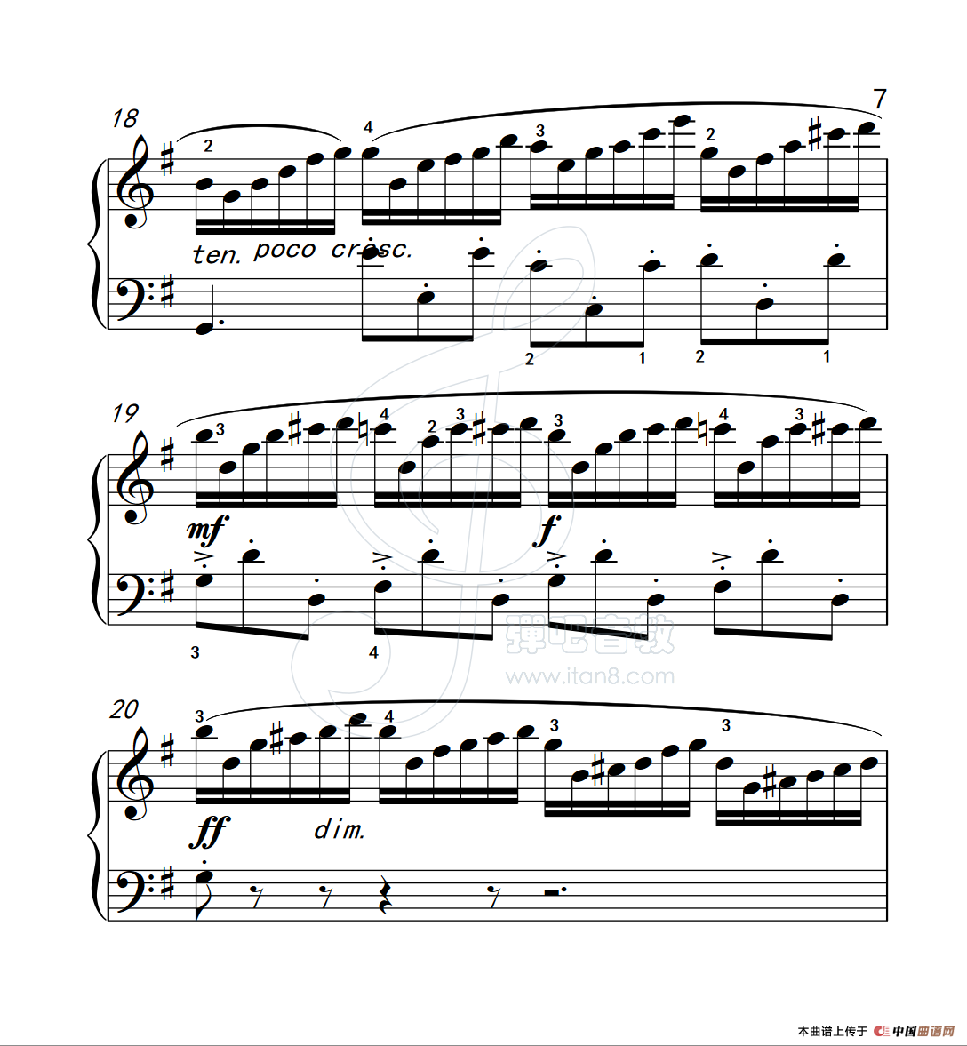 练习曲 24(克拉莫钢琴练习曲60首)(1)_原文件名:112_24_7.png