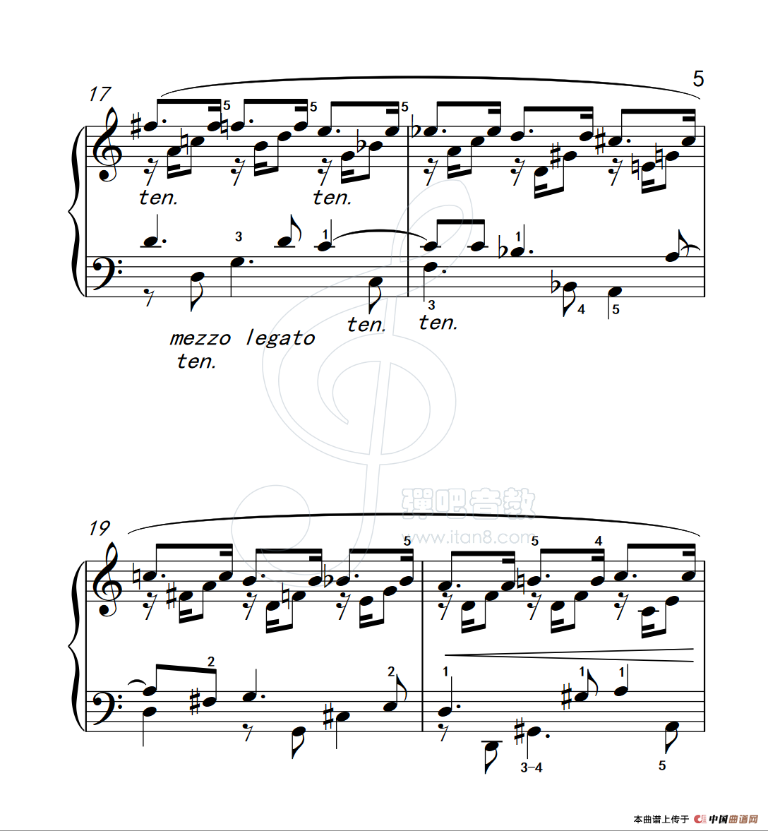 练习曲 25(克拉莫钢琴练习曲60首)(1)_原文件名:112_25_5.png