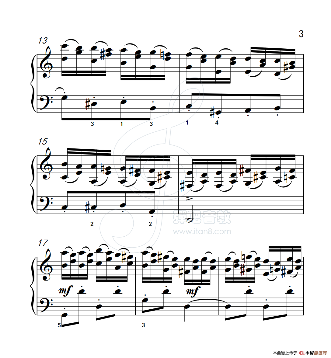 练习曲 26(克拉莫钢琴练习曲60首)(1)_原文件名:112_26_3.png