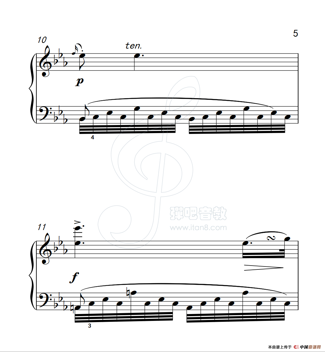 练习曲 30(克拉莫钢琴练习曲60首)(1)_原文件名:112_30_5.png