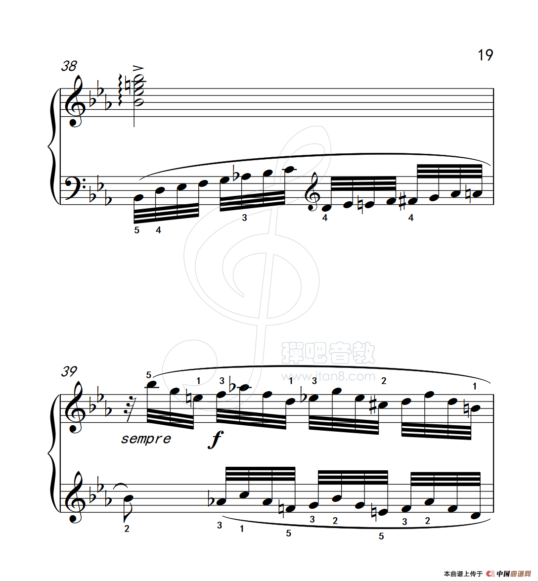 练习曲 30(克拉莫钢琴练习曲60首)(1)_原文件名:112_30_19.png