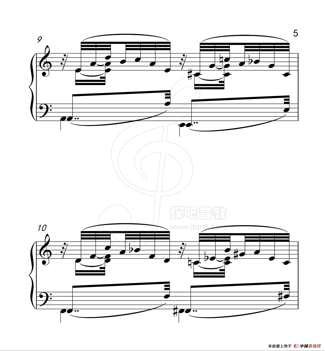 练习曲 36(克拉莫钢琴练习曲60首)(1)_原文件名:112_36_5.png
